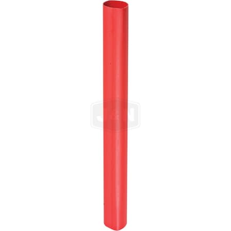 Aftermarket Heat Shrink Tube, 2:1 I.D. Shrink Ratio, 3/8 in I.D. Before Shrinking, Red, 48 in 606-25018-JN